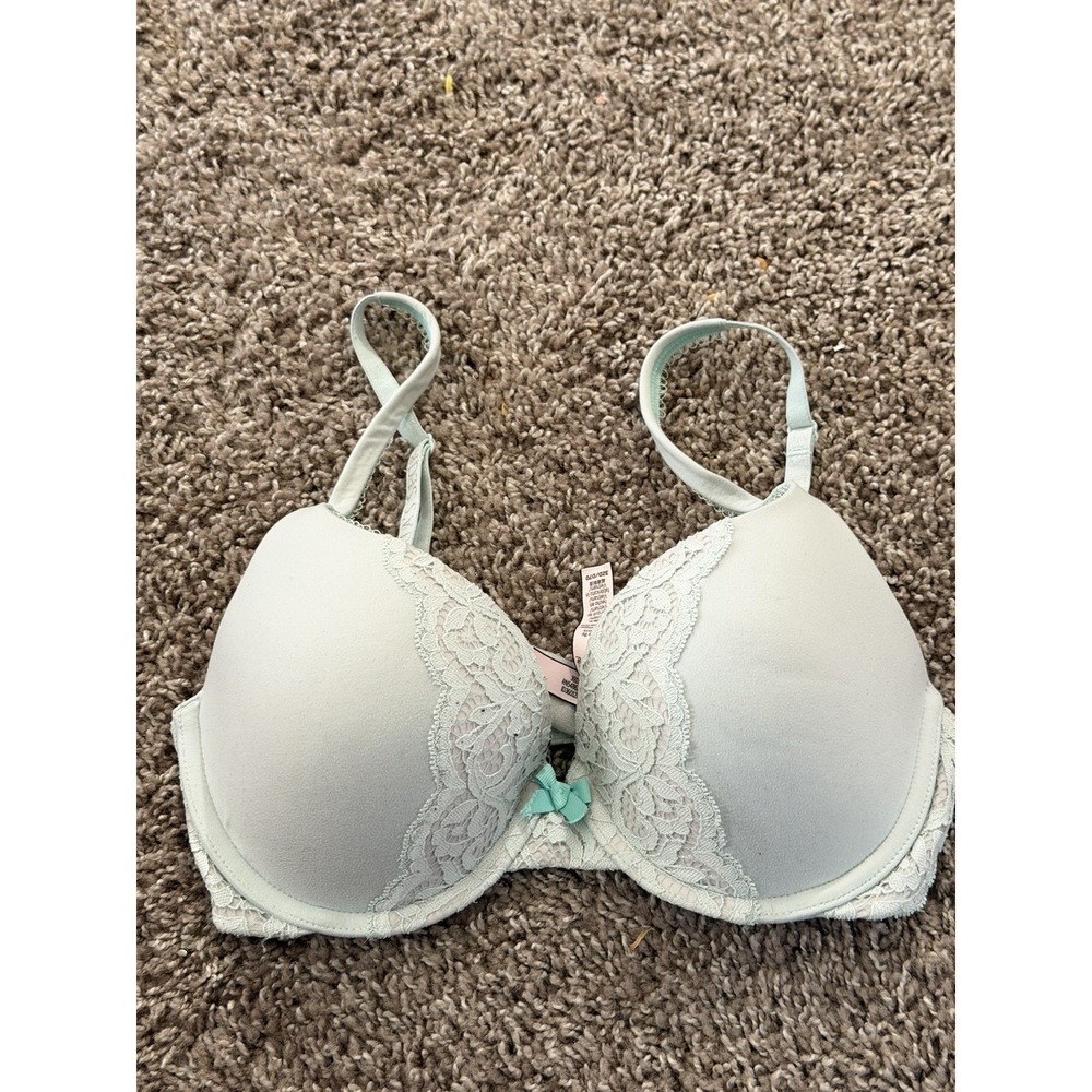 Victorias Secret 32D‎ Bra Light Green  Perfect Shape Underwire A1-0071